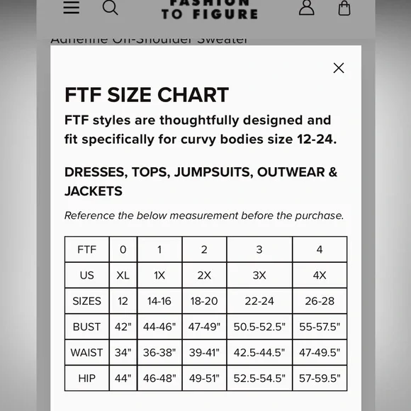 New Fashion to Figure Adrienne Off Shoulder Sweater button shoulder burgundy 0 - Picture 11 of 11